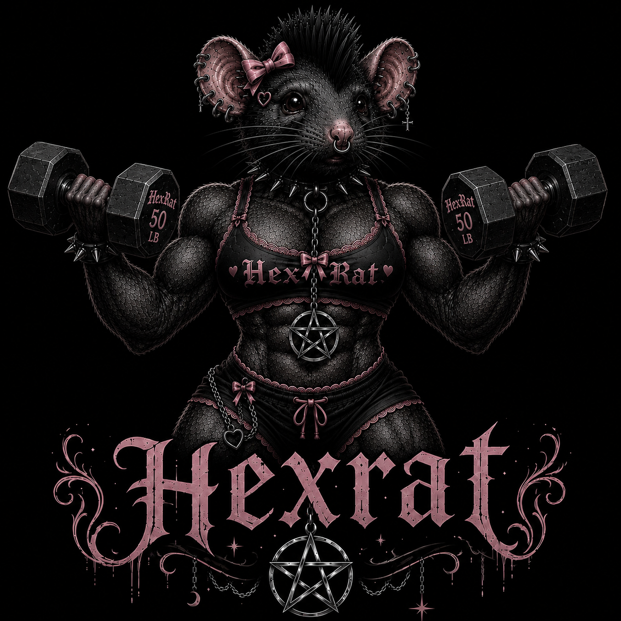 HexRat mascot artwork 2