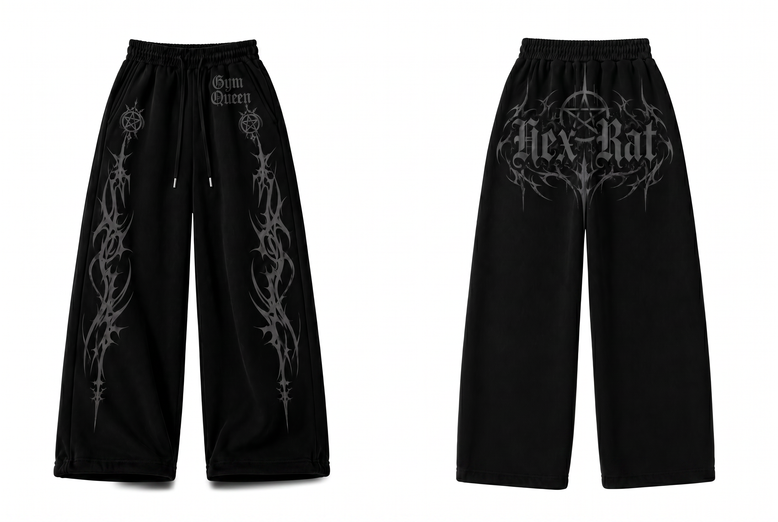 Hex-Rat Wide Leg Ritual Sweatpants