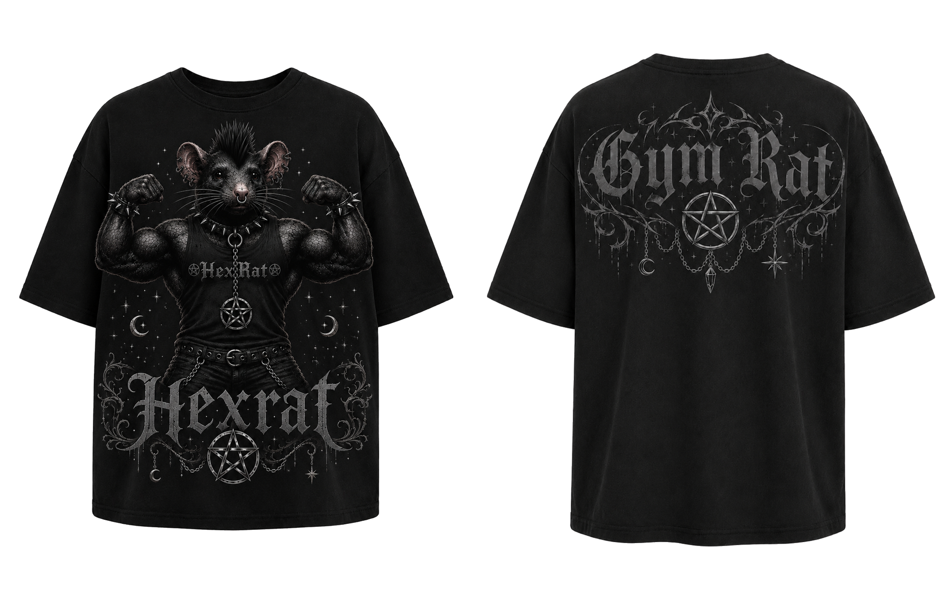 Hexrat Male Ritual Oversized Tee