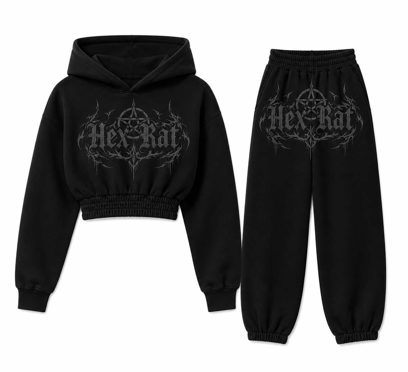 Hex-Rat Tonal Hoodie & Jogger Set